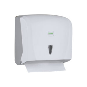 Dispenzer C-V za papirni ubrus u listićima - beli K4 Vialli, 400 listova